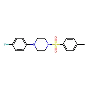Compound C17H19FN2O2S structure