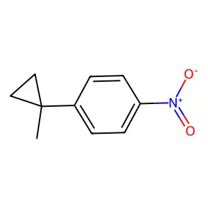 1-(1-methylcyclopropyl)-4-nitrobenzene structure