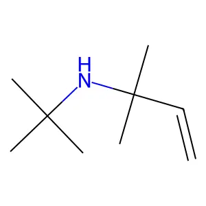 N-tert-Butyl-1,1-dimethylallylamine structure