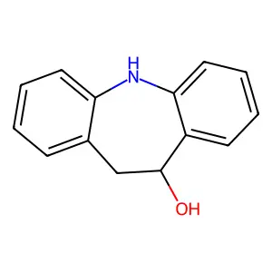 10,11-Dihydro-5H-dibenzo[b,f]azepin-10-ol structure