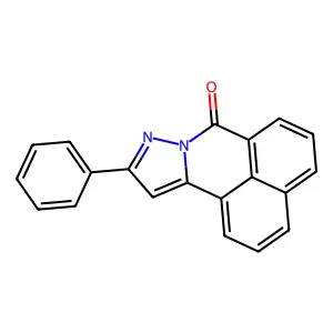 12-phenyl-13,14-diazatetracyclo[7.6.1.05,16.010,14]hexadeca-1,3,5(16),6,8,10,12-heptaen-15-one structure