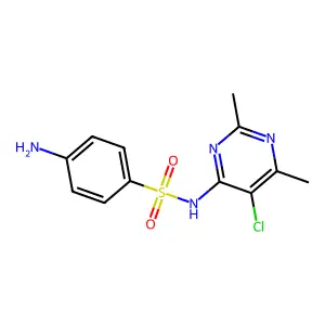 Sulfaclomide structure