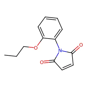 1-(2-propoxyphenyl)pyrrole-2,5-dione structure