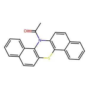 1-(2-thia-13-azapentacyclo[12.8.0.03,12.04,9.015,20]docosa-1(14),3(12),4,6,8,10,15,17,19,21-decaen-13-yl)ethanone structure