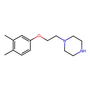 1-[2-(3,4-Dimethyl-phenoxy)-ethyl]-piperazine structure