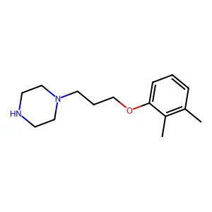 1-[3-(2,3-Dimethyl-phenoxy)-propyl]-piperazine structure
