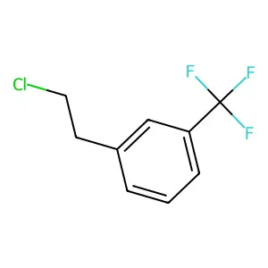 1-(2-chloroethyl)-3-(trifluoromethyl)benzene structure