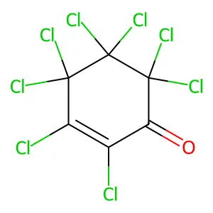 Perchlorocyclohex-2-en-1-one structure