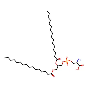 1,2-Dipalmitoyl-rac-glycero-3-phospho-L-serine structure