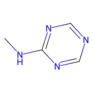 N-methyl-1,3,5-triazin-2-amine structure