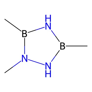 1,2,4,3,5-Triazadiborolidine, 1,3,5-trimethyl- structure