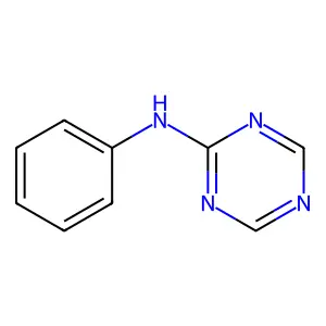 N-phenyl-1,3,5-triazin-2-amine structure