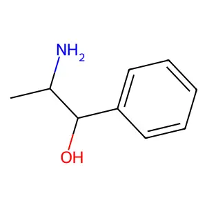(1R)-2-amino-1-phenylpropan-1-ol structure