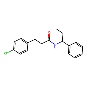 Compound C18H20ClNO structure