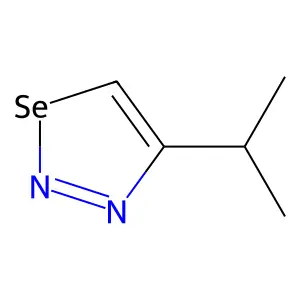 1,2,3-selenadiazole, 4-(1-methylethyl)- structure