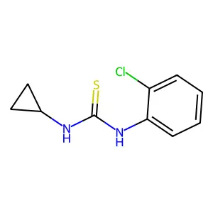 1-(2-chlorophenyl)-3-cyclopropylthiourea structure