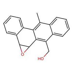 (12-methyl-3-oxapentacyclo[9.8.0.02,4.05,10.013,18]nonadeca-1(19),5,7,9,11,13,15,17-octaen-19-yl)methanol structure
