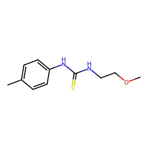 1-(2-methoxyethyl)-3-(4-methylphenyl)thiourea structure