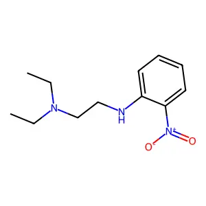 N',N'-diethyl-N-(2-nitrophenyl)ethane-1,2-diamine structure