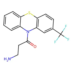 Dediethylftoracizin structure