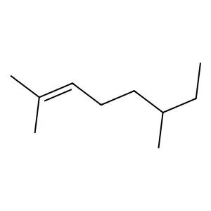 Compound C10H20 structure