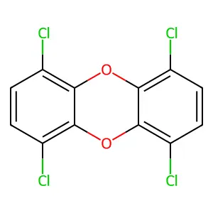 Compound C12H4Cl4O2 structure