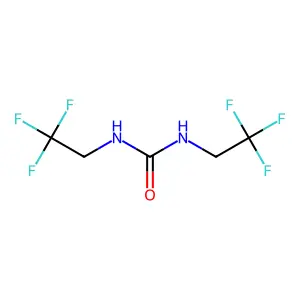1,3-bis(2,2,2-trifluoroethyl)urea structure