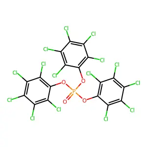 Pentachlorophenyl phosphate structure
