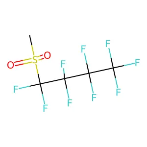 1,1,1,2,2,3,3,4,4-nonafluoro-4-methylsulfonylbutane structure