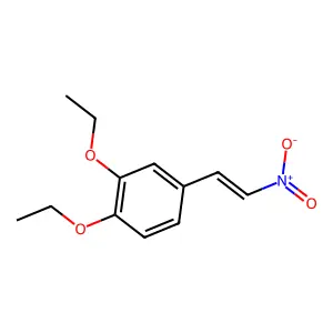 1,2-diethoxy-4-(2-nitroethenyl)benzene structure
