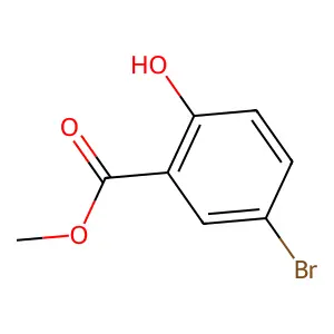 Methyl 5-bromosalicylate structure
