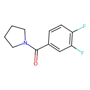 1-(3,4-difluorobenzoyl)pyrrolidine structure