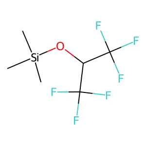 1,1,1,3,3,3-hexafluoropropan-2-yloxy(trimethyl)silane structure