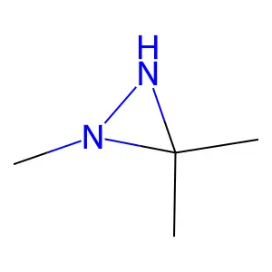 1,3,3-Trimethyldiaziridine structure