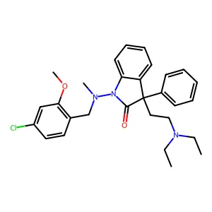 Compound C29H34ClN3O2 structure