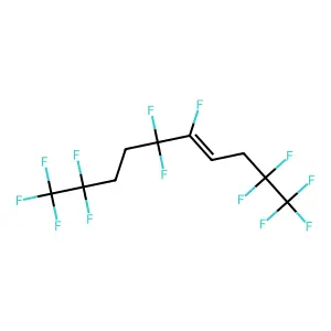 1,1,1,2,2,5,6,6,9,9,10,10,10-tridecafluorodec-4-ene structure