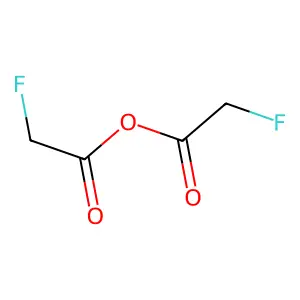 (2-fluoroacetyl) 2-fluoroacetate structure