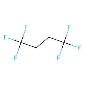 1,1,1,4,4,4-Hexafluorobutane structure