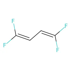 1,1,4,4-Tetrafluoro-1,3-butadiene structure