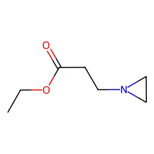 1-Aziridinepropanoic acid, ethyl ester structure