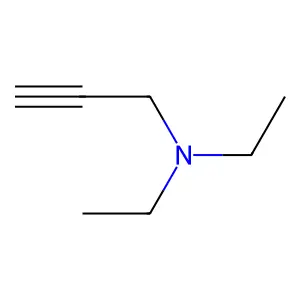 N,N-diethylprop-2-yn-1-amine structure