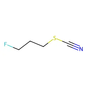 3-fluoropropyl thiocyanate structure