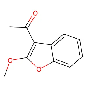 1-(2-Methoxy-1-benzofuran-3-yl)ethanone structure