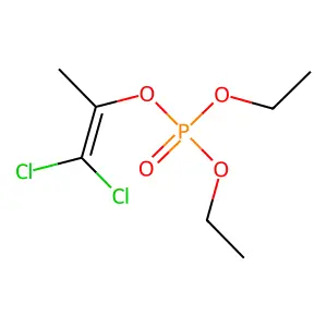 1,1-dichloroprop-1-en-2-yl diethyl phosphate structure