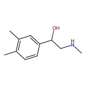 1-(3,4-dimethylphenyl)-2-(methylamino)ethanol structure