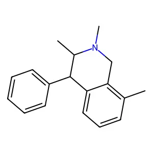 ISOQUINOLINE, 1,2,3,4-TETRAHYDRO-4-PHENYL-2,3,8-TRIMETHYL-, (E)- structure