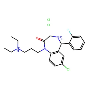 Compound C22H29Cl3FN3O structure