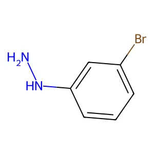 (3-bromophenyl)hydrazine structure