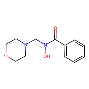 N-Morpholinomethylbenzohydroxamic acid structure
