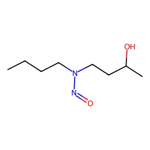 N-Butyl-N-(3-hydroxybutyl)nitrosamine structure
